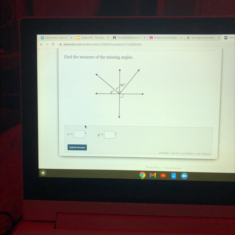 Find the missing angles-example-1