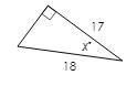 Solve for x. Round your answer to the nearest tenth.-example-1