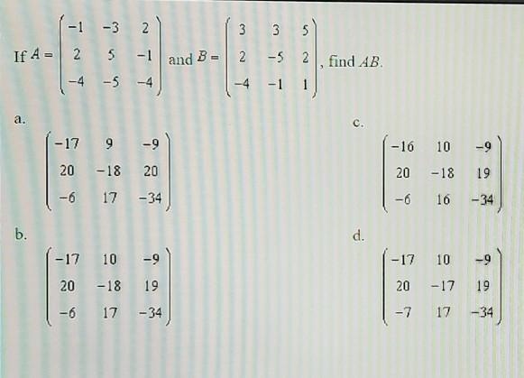 Please select the best answer from choices provided. A B C D​-example-1