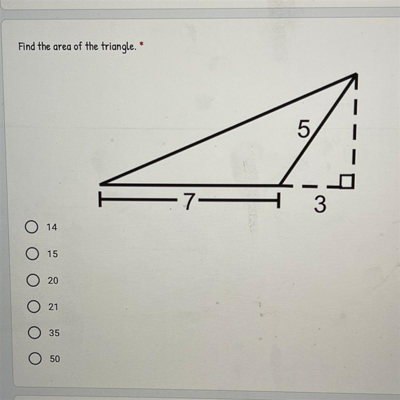 Find the area of the triangle-example-1