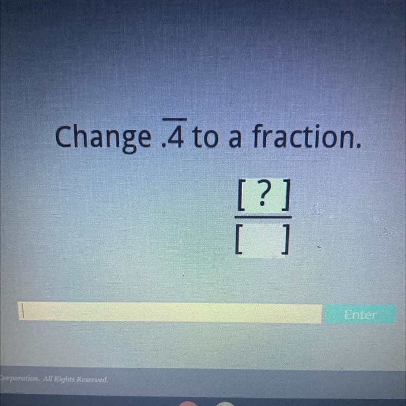 Change.4 to a fraction. [?]-example-1