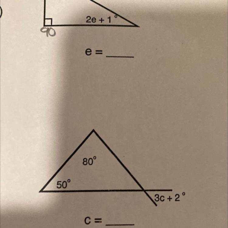 80° 50° Зc +2° C=. Can i get a step by step or a video on this?-example-1