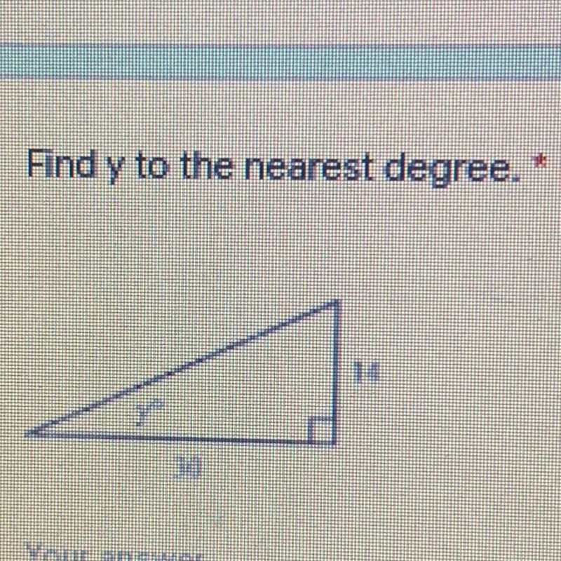 Find y to the nearest degree. *-example-1