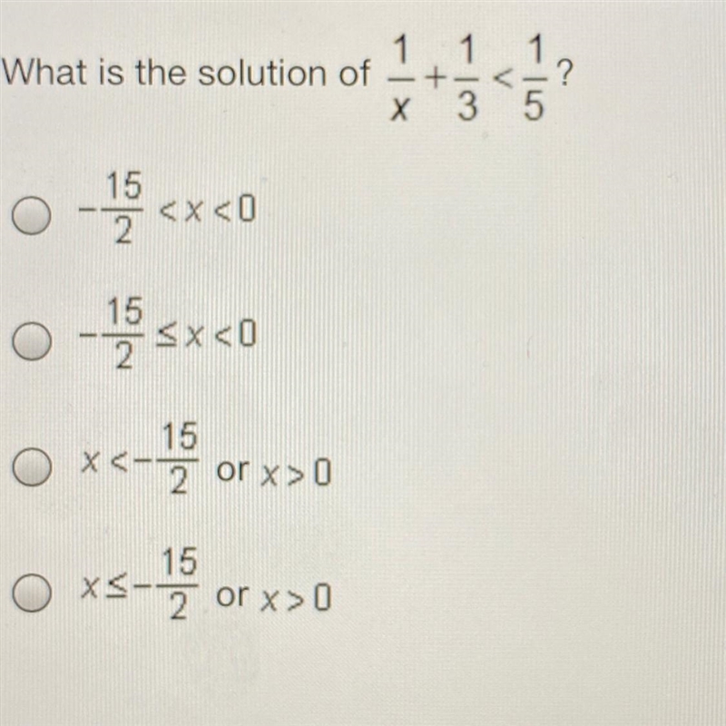 What is the solution of-+-<? 1 1 1 X35-example-1