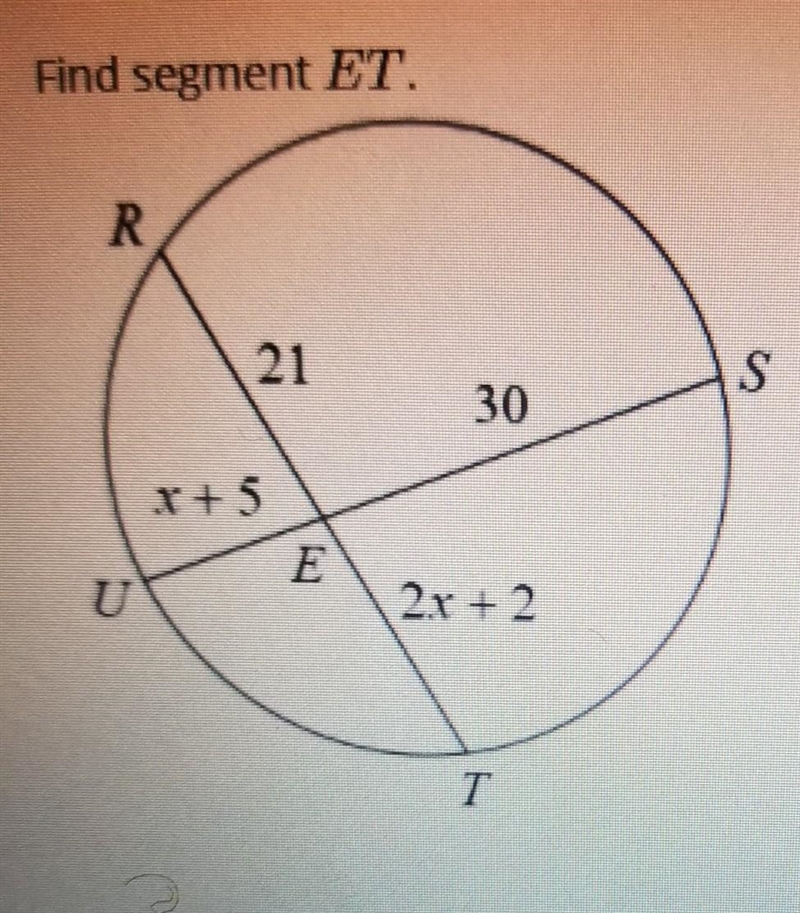 Find segment ET. Please and thank you​-example-1