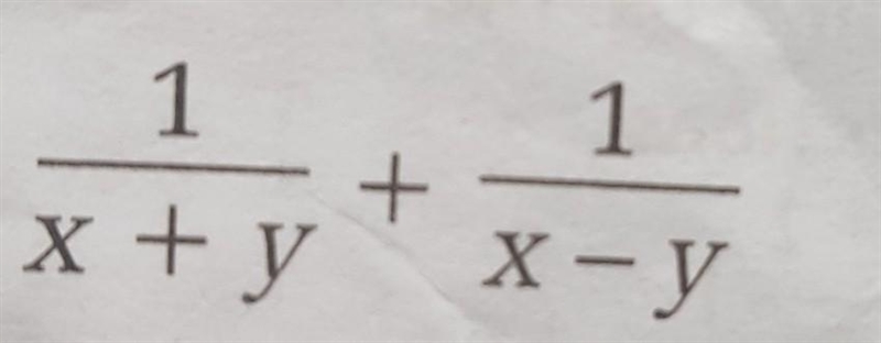 Answer====2x/x^2-y^2​-example-1