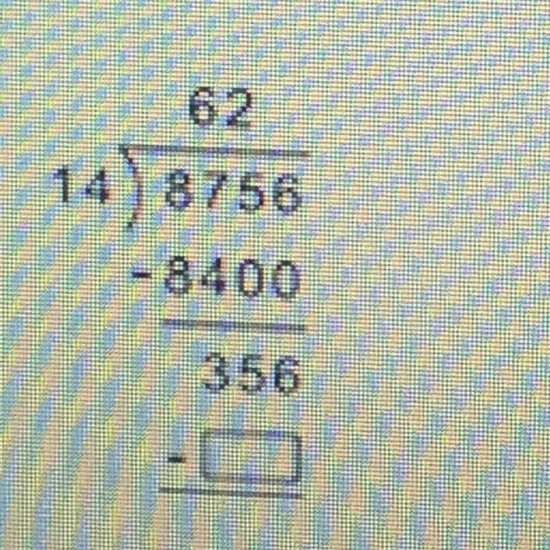 What number should be placed in the box to help complete the division calculation-example-1