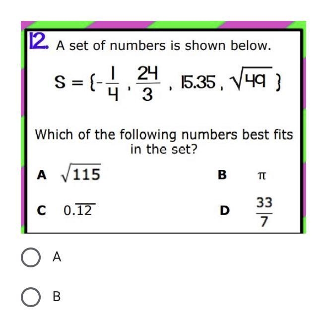 A set of Numbers is shown below.-example-1