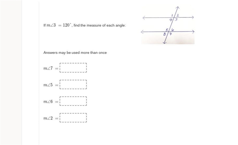 The answers options are consecutive interior angles alternate interior angles alternate-example-1