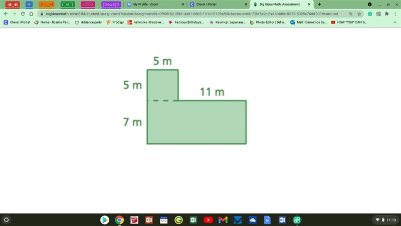 Find the perimeter of the figure-example-1