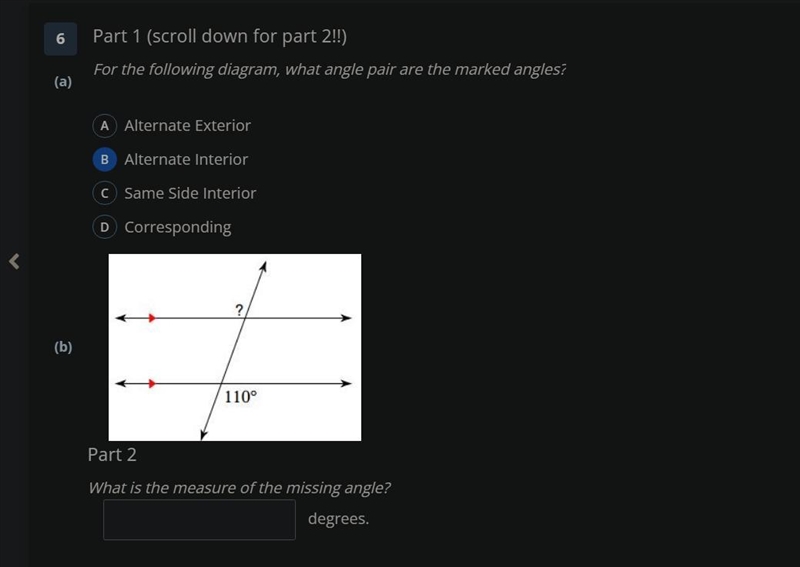 What is Part 1 and Part 2? I think I have these correct.-example-1