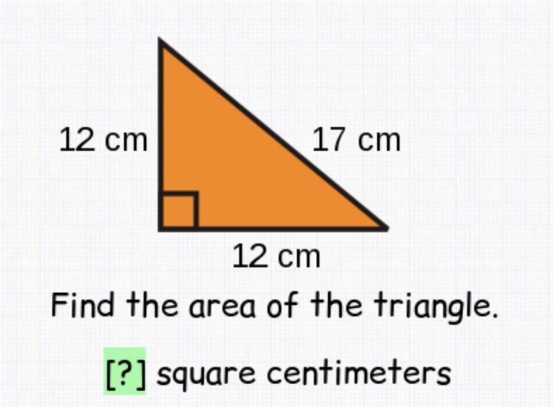 What is the area to this triangle-example-1