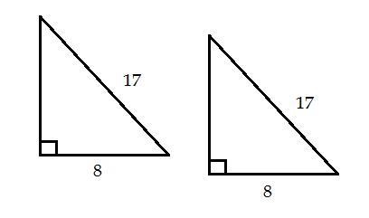 From the diagram below, you can say that the two triangles are Select one: Congruent-example-1