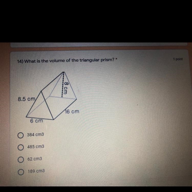 What is the volume of the triangular prism-example-1