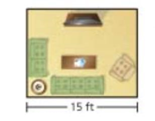 The width of a rectangle room is 80 percent of its length. WHat is the area of the-example-1