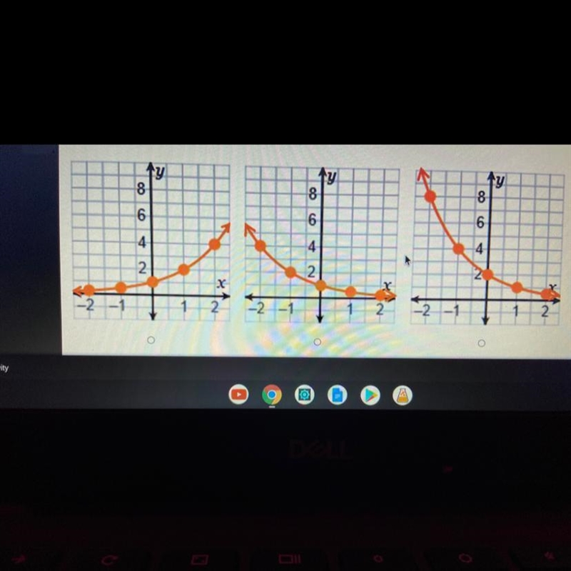 Which is the graph of f(x) = (2) -x-example-1