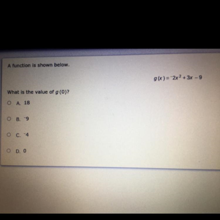 G(x) = -2x2 + 3x - 9-example-1