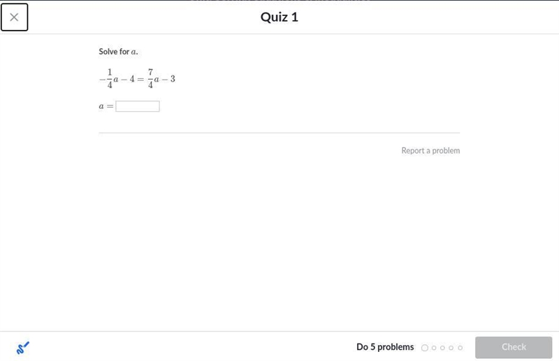 Pls help, solve for a.-example-1