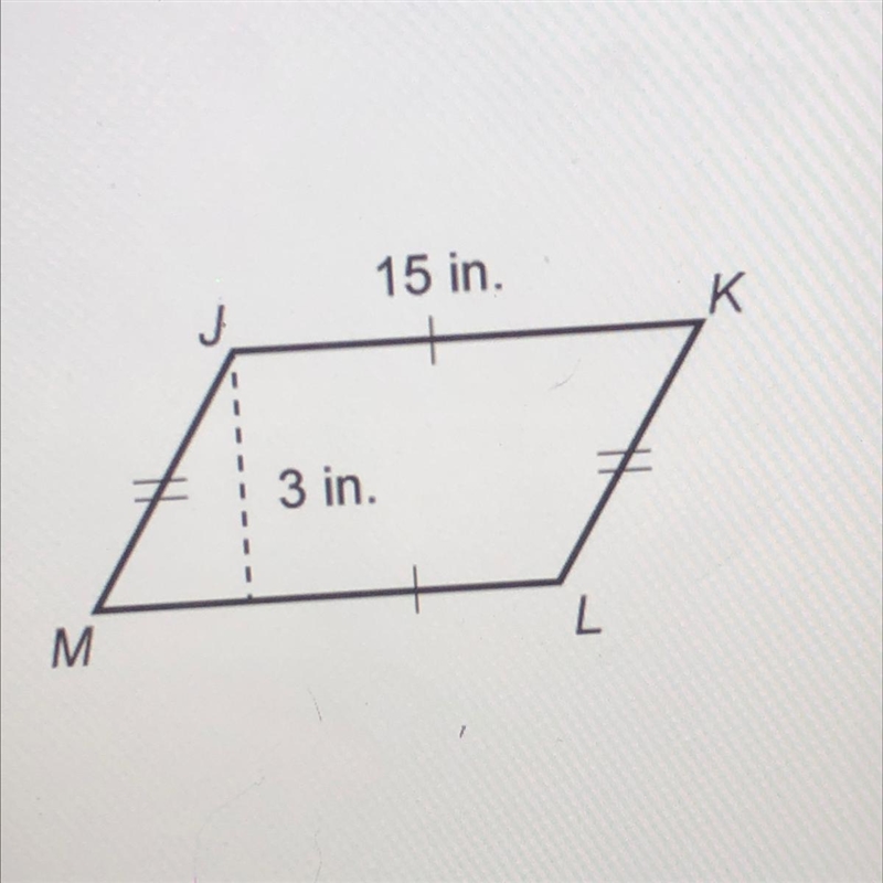 Area of parallelogram? 60 in2 45 in2 11 in2 22 in2-example-1