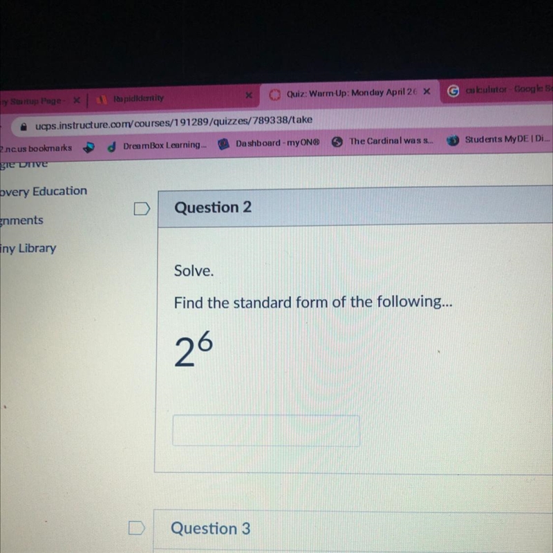 Find the standard form of the following... 26-example-1