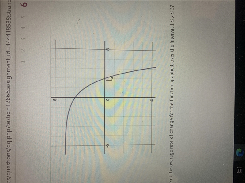 Which is the best estimate for the average rate of change for the quadratic function-example-1