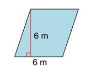 What is the area of the parallelogram? 36 m 2 18 m 2 24 m 2 72 m 2-example-1