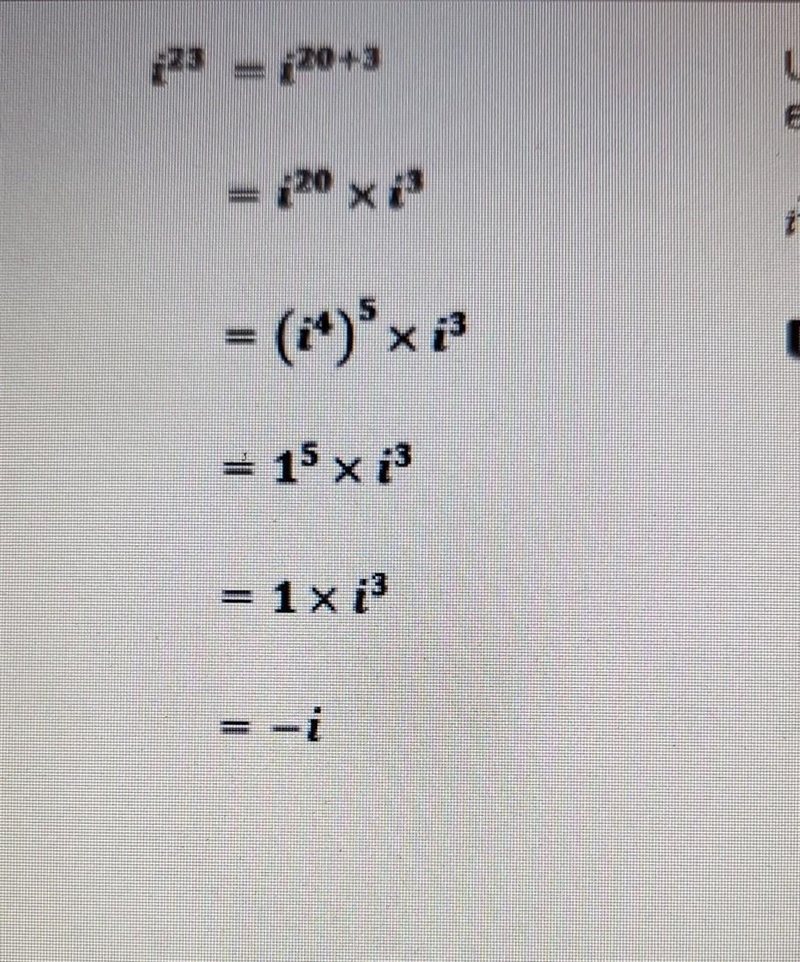 Use the example as a model. Simplify the expressions. t^37=? i -i 1 -1​-example-1