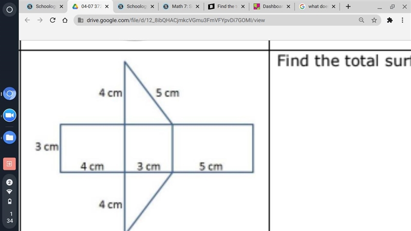 Find the total surface area.-example-1