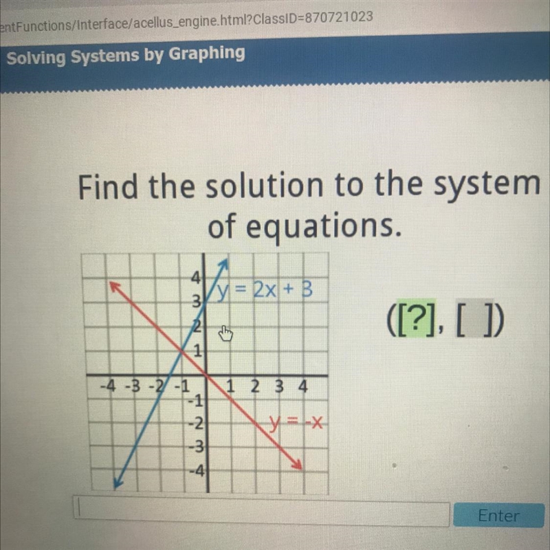 PLEASE HELP ME DEAR GOD Find the solution to the system of equations.-example-1