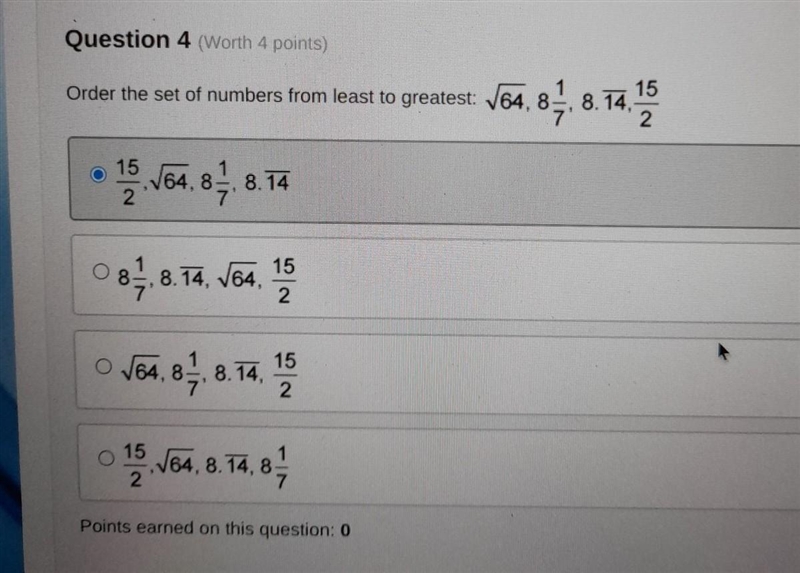 PLSSS HELP Order the numbers from least to greatest​-example-1