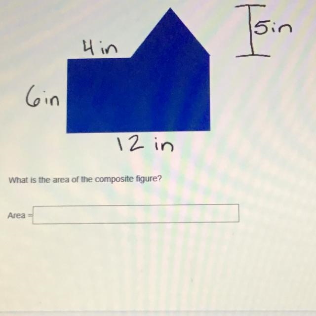 Please help me find the area of the composite figure :)-example-1