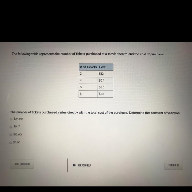 The following table represents the number of tickets purchased at a movie theatre-example-1