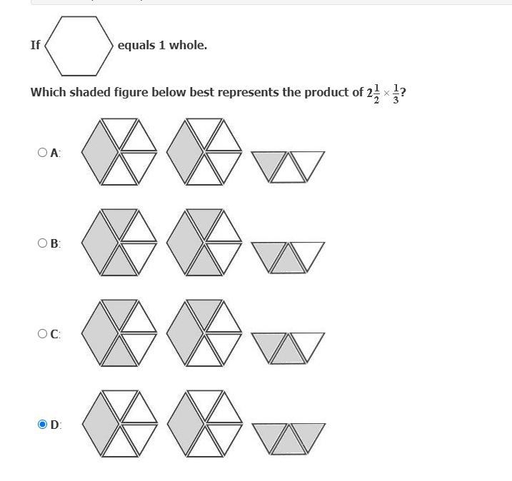 Question in picture 2 1/2 x 1/3-example-1