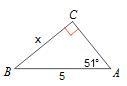 Please help me. Desperate! Find the value for the variable of the missing side. Round-example-1