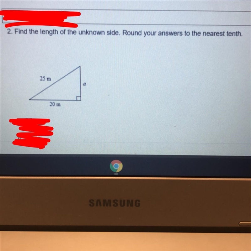 The answer choices are a. 32m b. 225 m c. 5 m d. 15 m-example-1