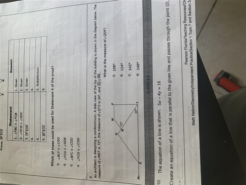 9. what is the measure of QSR-example-1