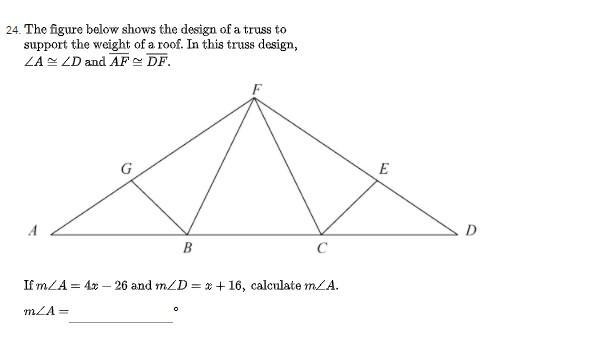 The figure below shows the design of a truss to support the weight of a roof. In this-example-1