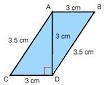 What is the perimeter of parallelogram ABDC? 14 cm 13 cm 12 cm 11 cm-example-1