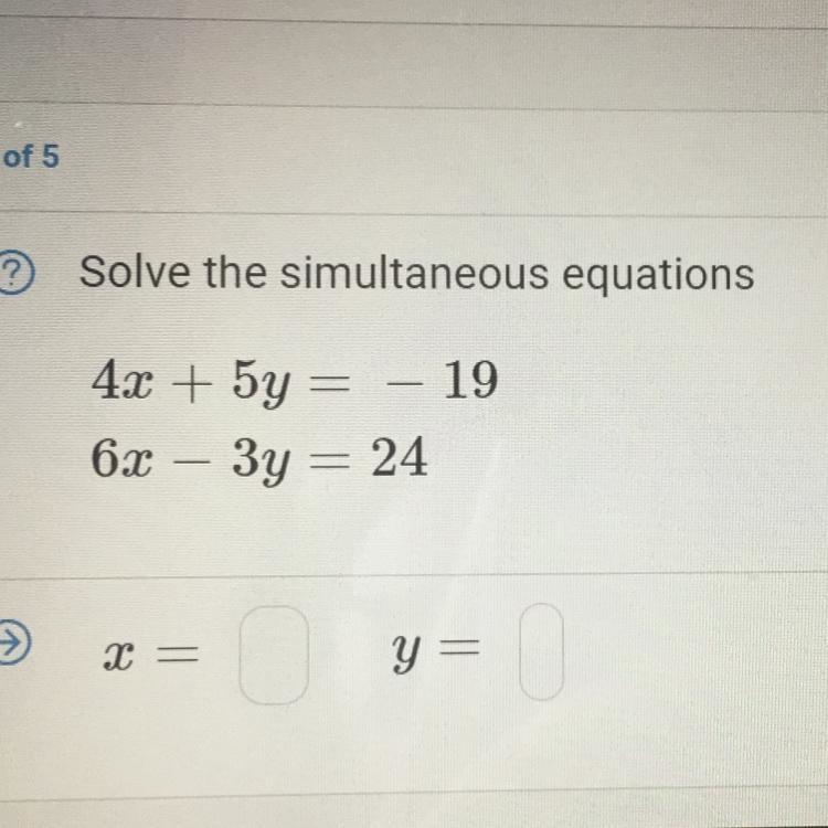 Please solve this simultaneous equation-example-1