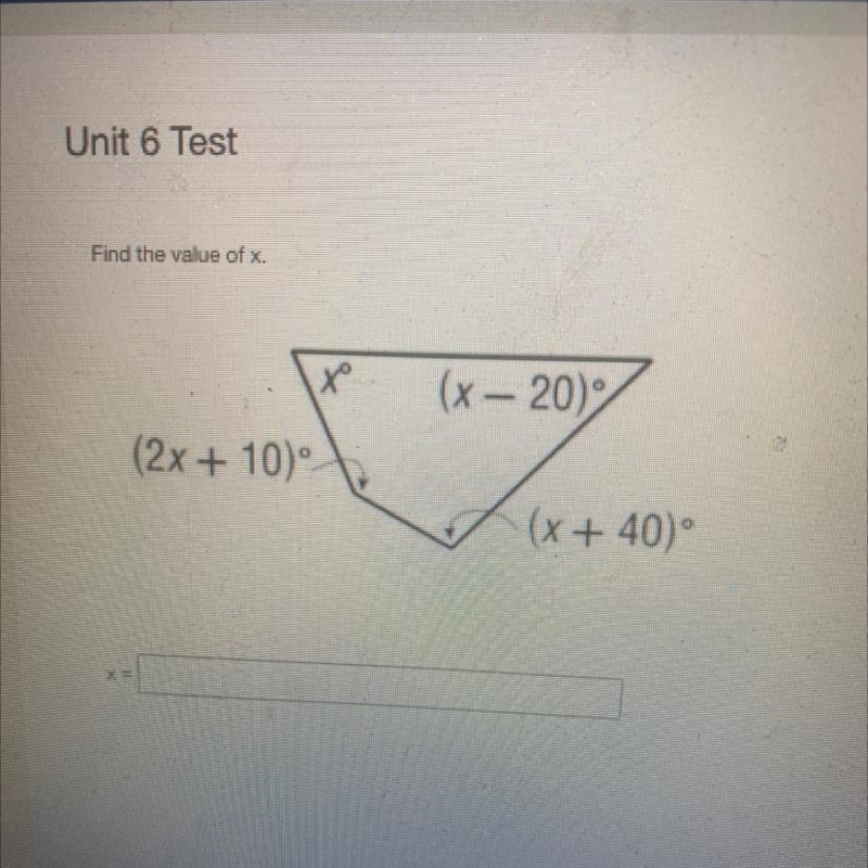 Find the value of x-example-1