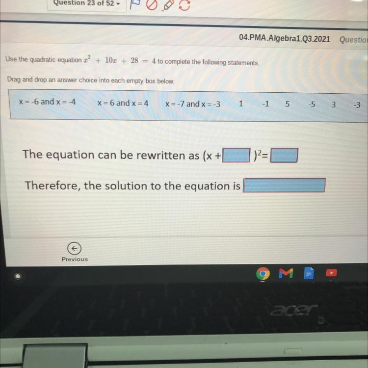 SOMEBODY PLEASE HELP ME. ANSWER THIS QUESTION RIGHT.Use the quadratic equation x^2+10x-example-1