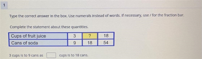 Type the correct answer in the box. Use numerals Instead of words. If necessary, use-example-1