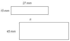 The two rectangles below are similar. What is the measurement of the missing side-example-1