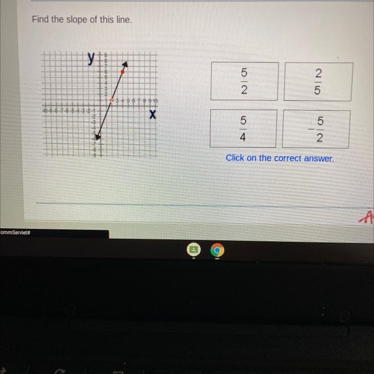 Find the slope of this line-example-1