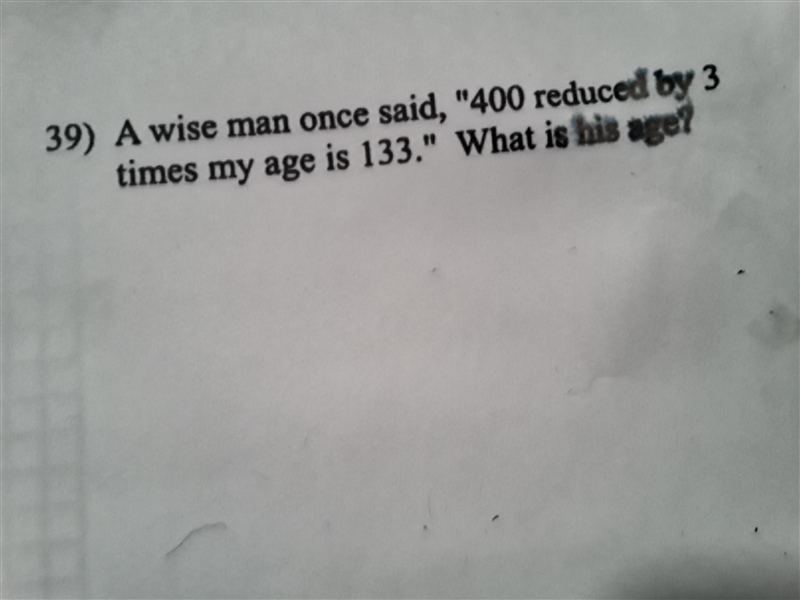 Answer these 3 questions and show how por favor! 39-says what is his age-example-2