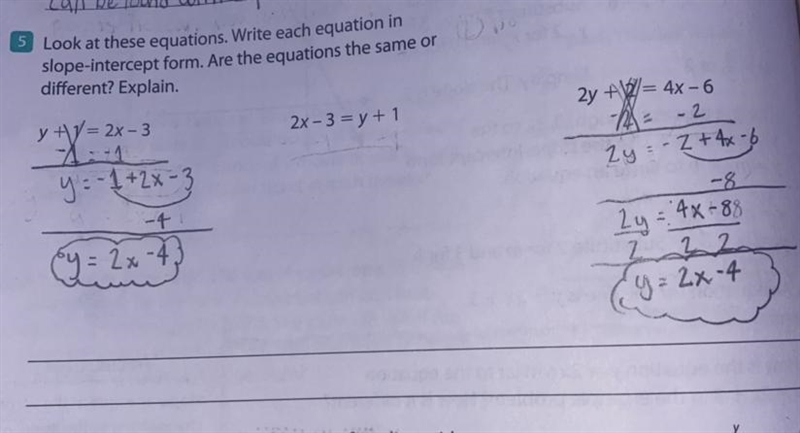 PLEASE HELP! DUE TOMORROW 1-8-21 !! Look at these equations. Write each equation in-example-1