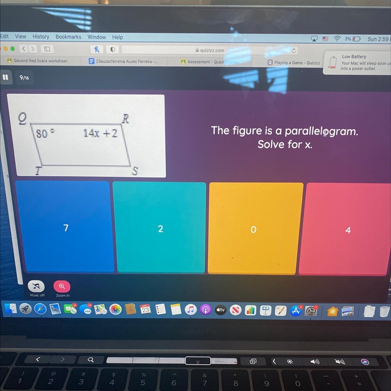 The figure is a parallelogram solve for x.-example-1