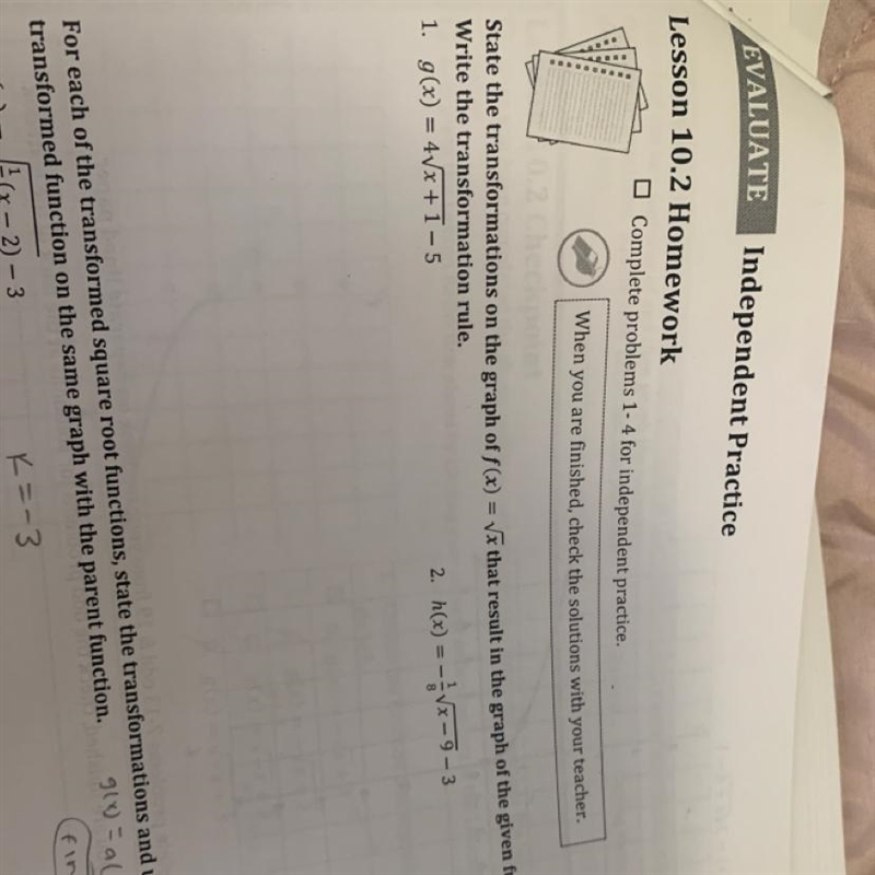 State the transformations on the graph of f(x) = ^ x that result in the graph of the-example-1