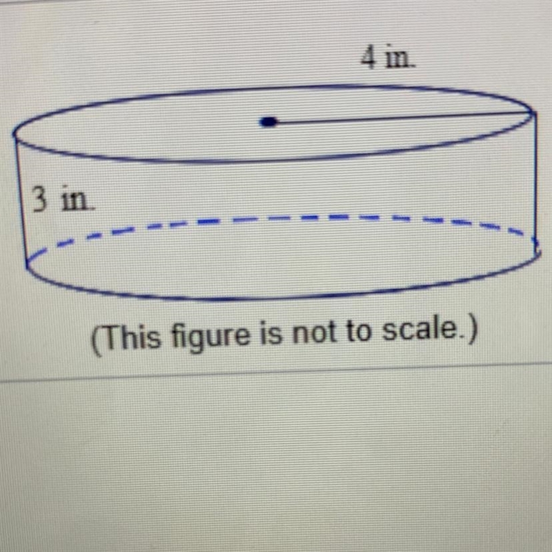 Find the volume of the cylinder￼-example-1