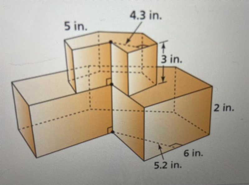 A cake has two layers. Each layer is a regular hexagonal prism. A slice removes one-example-1